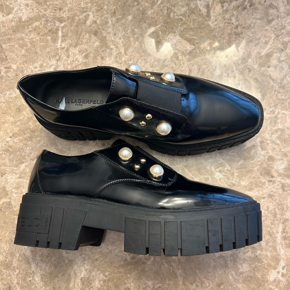 Karl Lagerfeld platform loafers - Picture 6 of 6